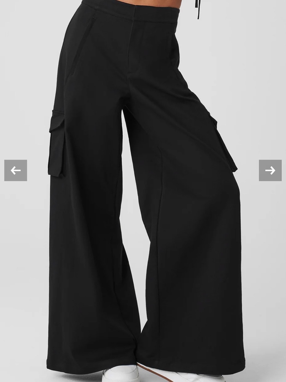 Alo Show Off Cargo Wide Leg Trousers Size M